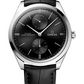 Omega De Ville Stainless Steel 40 MM - Black Leather Strap - Black Dial - 435.13.40.22.01.001