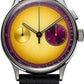 H. Moser & Cie X Studio Underd0g - Passion Project - Limited Edition - 42 & 38.5 MM - Stainless Steel - Pops Of Passion (Fruit) Dial - Leather Strap - 1800-1200