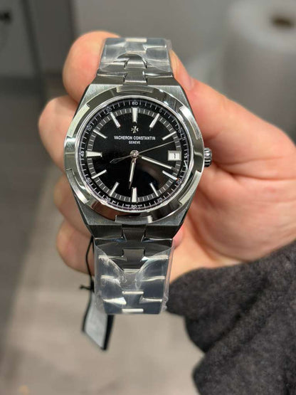 Vacheron Constantin Overseas Stainless Steel 41 MM - Stainless Steel Bracelet - Black Dial - 4520V/210A-B483