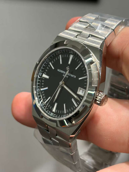 Vacheron Constantin Overseas Stainless Steel 41 MM - Stainless Steel Bracelet - Black Dial - 4520V/210A-B483