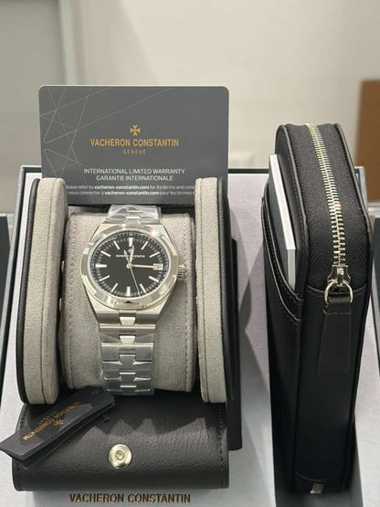 Vacheron Constantin Overseas Stainless Steel 41 MM - Stainless Steel Bracelet - Black Dial - 4520V/210A-B483