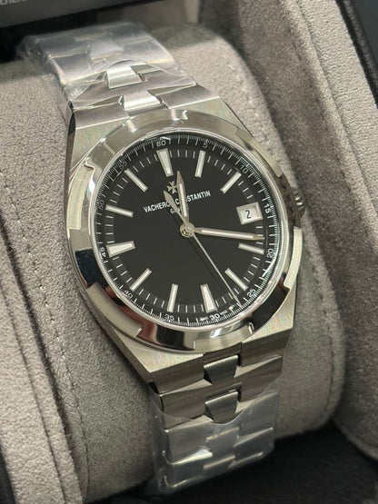 Vacheron Constantin Overseas Stainless Steel 41 MM - Stainless Steel Bracelet - Black Dial - 4520V/210A-B483