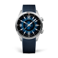 JLC - Polaris Date - 42 MM - Stainless Steel - Shaded Blue Dial - Blue Rubber Strap - Q906868J