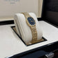 Patek Philippe Golden Ellipse - Yellow Gold - 20 MM x 23.5 MM - Blue Dial - 4764/1j