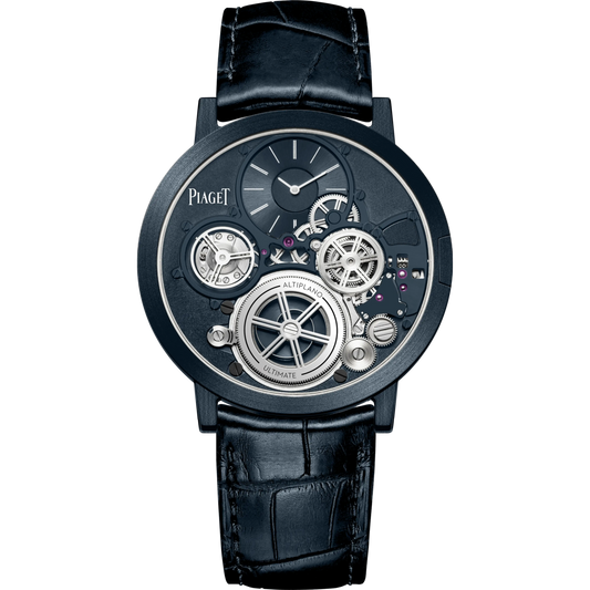 Piaget Altiplano - Cobalt Alloy 41 MM - Blue Leather Strap - Skeleton Dial - G0A47507