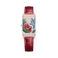 JLC - Reverso One "Hibiscus Rosa" Limited Edition - 40 MM x 20 MM - Rose Gold - Mother-Of-Pearl Dial - Diamond-Set Case - Red Leather Strap - Q3292425