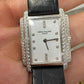 Patek Philippe Gondolo - 29 MM - White Gold and Diamonds - White Diamond Dial - Leather Strap - 4825/100G