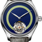 H. Moser & Cie Endeavour Tourbillon Concept Pop - Limited Edition - 40 MM - Stainless Steel - Lapis Lazuli & Lemon Chrysoprase Dial - Hand-Stitched Ostrich Leather Strap - 1805-1205