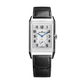 JLC - Reverso Classic Monoface Small Seconds - 45.6 MM x 27.4 MM - Stainless Steel - Silvered-Gray Guilloché Dial - Black Leather Strap - Q3858524