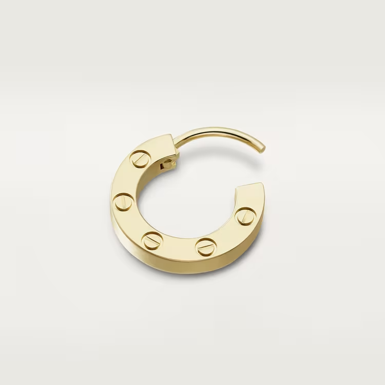 Cartier Love Single Earring - Yellow Gold - B8301423