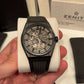 Zenith DEFY Classic - 41 MM - Black Ceramic - Skeleton Dial - Black Rubber Strap - 49.9000.670/77.R782