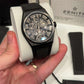Zenith DEFY Classic - 41 MM - Black Ceramic - Skeleton Dial - Black Rubber Strap - 49.9000.670/77.R782