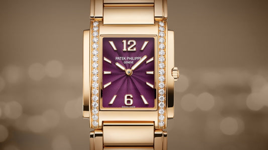 Patek Philippe - Twenty-4 - 25 x 30 MM - Rose Gold - Purple Dial - 4910-1201R-010