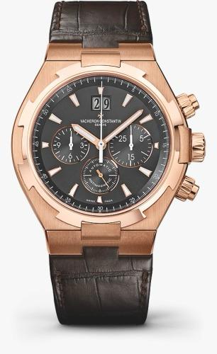 Vacheron Constantin Overseas Chronograph - 42 MM - Yellow Gold - Grey Dial - 49150/000R-9338