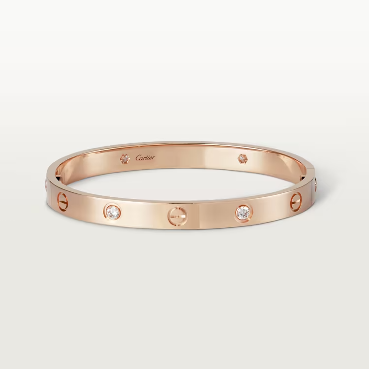 Cartier Love Bracelet Diamonds - Rose Gold - B6069917