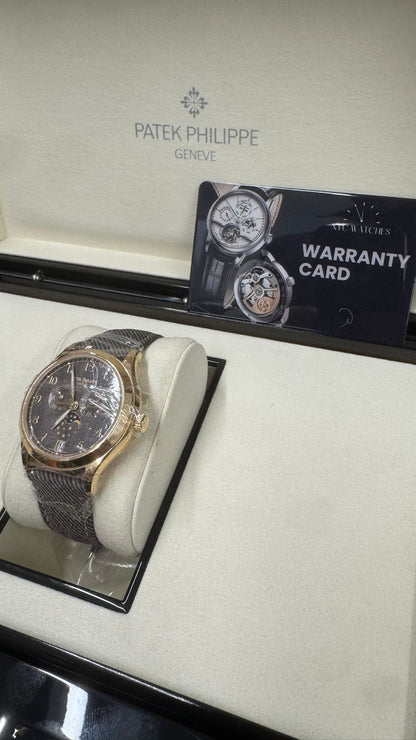 Patek Philippe Complications - 38 MM - Rose Gold - Chestnut Dial - 4946R-001
