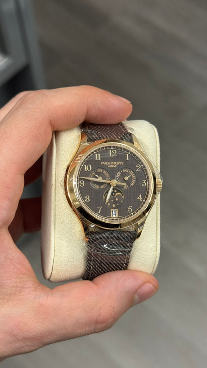 Patek Philippe Complications - 38 MM - Rose Gold - Chestnut Dial - 4946R-001
