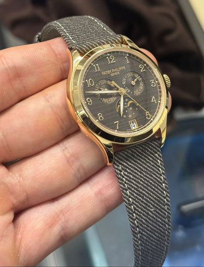 Patek Philippe Complications - 38 MM - Rose Gold - Chestnut Dial - 4946R-001