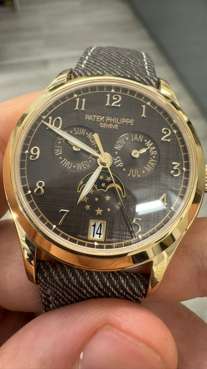 Patek Philippe Complications - 38 MM - Rose Gold - Chestnut Dial - 4946R-001