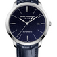 Girard-Perregaux 1966 Stainless Steel 40 MM - Blue Leather Strap - Silver Opaline Dial - 49555-11-435-BB4A