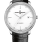 Girard-Perregaux 1966 Stainless Steel 40 MM - Black Leather Strap - Diamond Bezel - Silver Opaline Dial - 49555D11A1A1-BB60