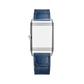 JLC - Reverso Tribute Monoface - 40.1 MM x 24.4 MM - Stainless Steel - Blue Dial - Blue Leather Strap - Q716848J