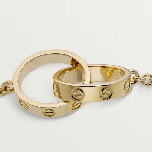 Cartier Love Bracelet Diamonds - Yellow Gold - B6027100