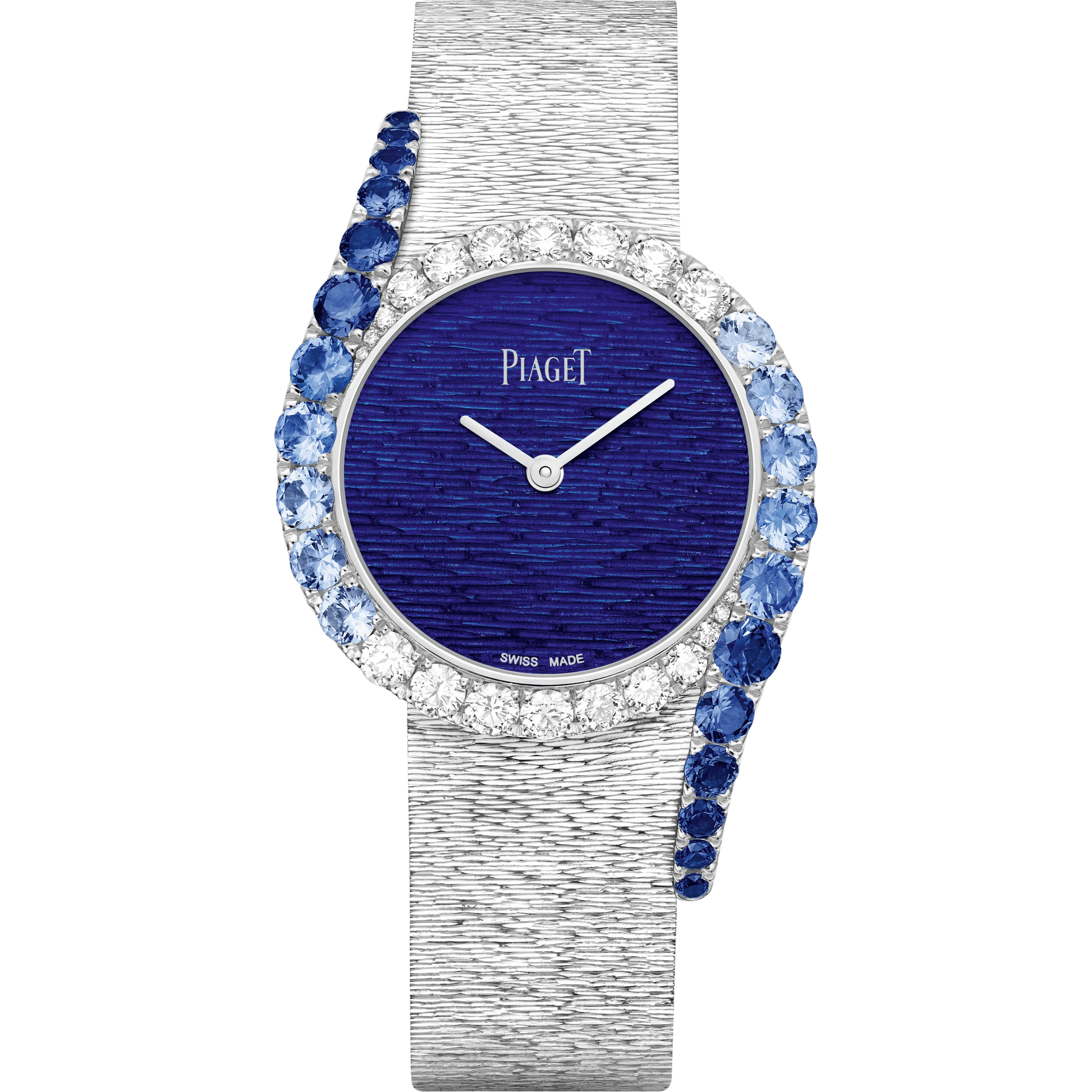 Piaget Limelight Gala - White Gold 32 MM - White Gold Bracelet - Diamond Bezel - Blue Dial - G0A45163