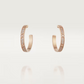 Cartier Love Earrings - Rose Gold - Diamonds - N8515192