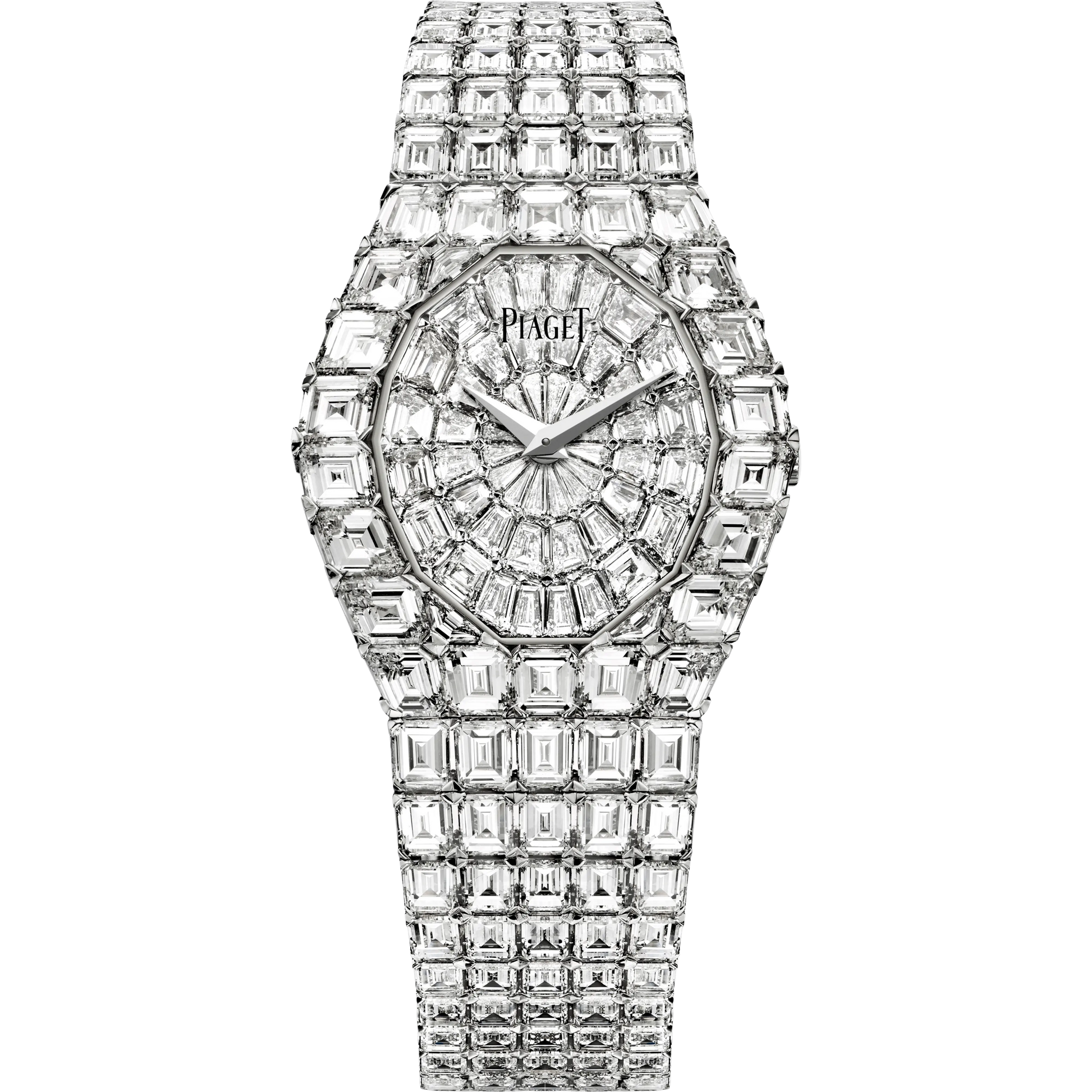 Piaget High Jewellery - White Gold 32 x 35 MM - White Gold Bracelet - Diamond Bezel - Diamond Dial - G0A39140