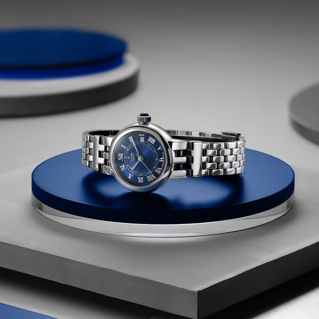 Tudor Clair de Rose - 26 MM - Steel - Blue Dial - M35200-0009