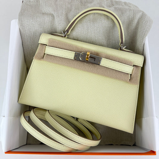 Hermès Kelly Sellier 20 - Jaune Milton Epsom - Enamel Hardware - K20JMEEHW