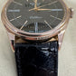 Rolex Everose Gold Cellini Date Watch - 39 MM - Leather Strap - Black Dial - 50505