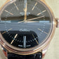 Rolex Everose Gold Cellini Date Watch - 39 MM - Leather Strap - Black Dial - 50505