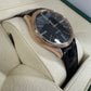Rolex Everose Gold Cellini Date Watch - 39 MM - Leather Strap - Black Dial - 50505