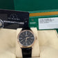 Rolex Everose Gold Cellini Date Watch - 39 MM - Leather Strap - Black Dial - 50505