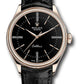 Rolex Everose Gold Cellini Date Watch - 39 MM - Leather Strap - Black Dial - &nbsp;50505