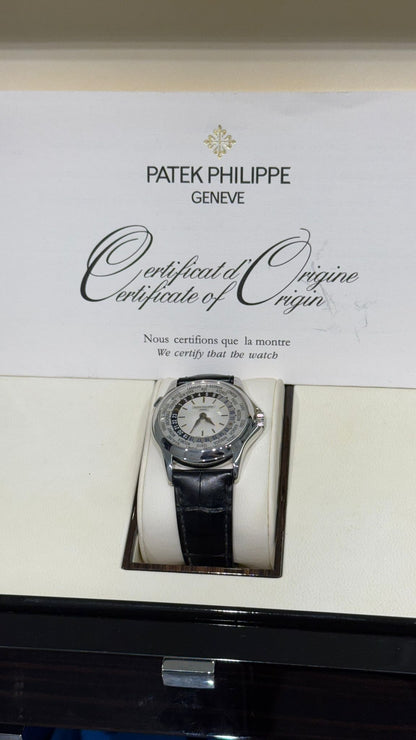 Patek Philippe Complications - World Time - 38 MM - White Gold - 5110G