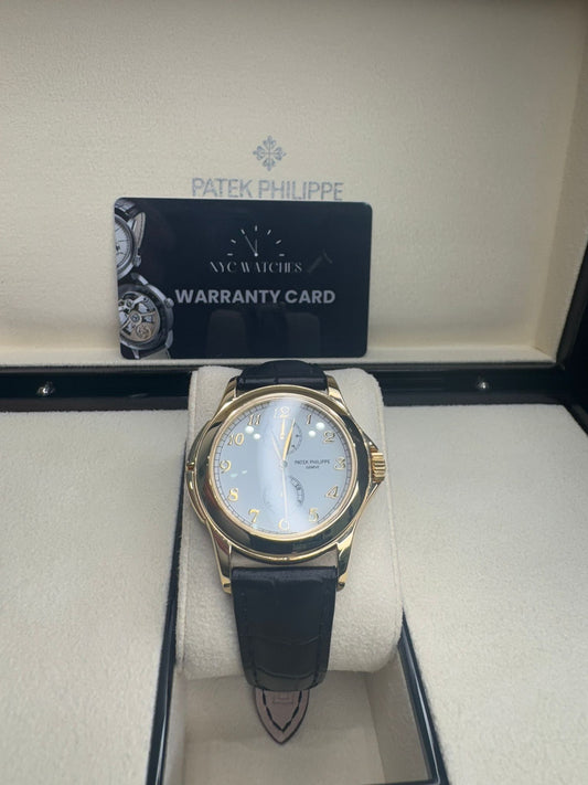 Patek Philippe Calatrava Travel Time - 37 MM - Yellow Gold - 5134J