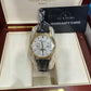 Patek Philippe Grand Complications - Moonphase and Perpetual Calendar - 37.2 MM - Yellow Gold - Silver Dial - Brown Leather Strap - 5140J-001