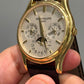 Patek Philippe Grand Complications - Moonphase and Perpetual Calendar - 37.2 MM - Yellow Gold - Silver Dial - Brown Leather Strap - 5140J-001