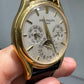 Patek Philippe Grand Complications - Moonphase and Perpetual Calendar - 37.2 MM - Yellow Gold - Silver Dial - Brown Leather Strap - 5140J-001