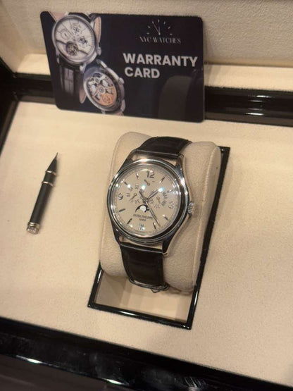 Patek Philippe Complications - Annual Calendar and Moonphase - White Gold - 39 MM - 5146G-001