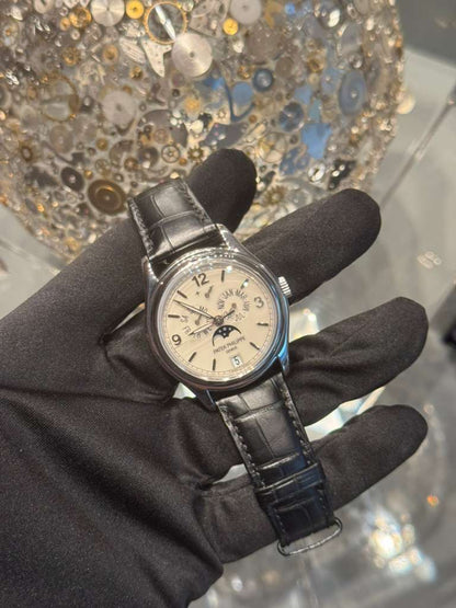 Patek Philippe Complications - Annual Calendar and Moonphase - White Gold - 39 MM - 5146G-001