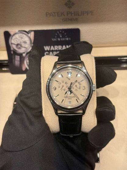 Patek Philippe Complications - Annual Calendar and Moonphase - White Gold - 39 MM - 5146G-001