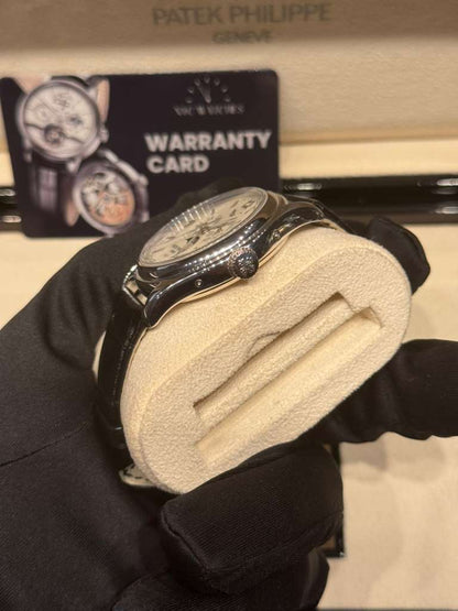 Patek Philippe Complications - Annual Calendar and Moonphase - White Gold - 39 MM - 5146G-001