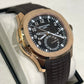 Patek Philippe Aquanaut - Travel Time - 40.8MM - Rose Gold - 5164R-001