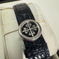 Patek Philippe Complications - Chronograph - 39 MM - White Gold - Black Dial - Leather Bracelet - 5170G-010