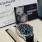 Patek Philippe Complications - Chronograph - 39 MM - Platinum - Blue Baguette Dial - Leather Bracelet - 5170P-001
