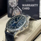 Patek Philippe Complications - Chronograph - 39 MM - Platinum - Blue Baguette Dial - Leather Bracelet - 5170P-001